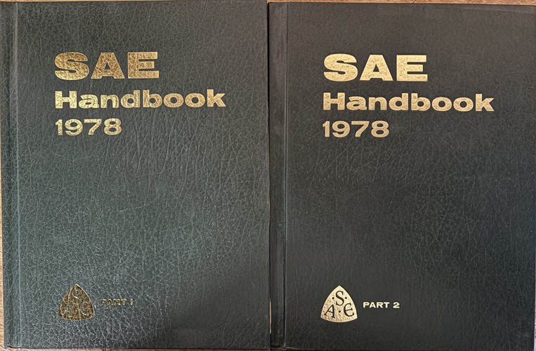 SAE Handbook 1978 - 2 Volume Set